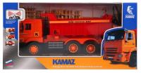 Машина пластиковая Технопарк Kamaz Самосвал 17 см, инерционная, свет в кабине