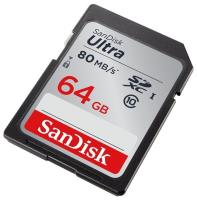 Карта памяти SanDisk 64GB Class10 Ultra
