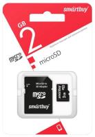 Карта памяти SmartBuy 2GB + SD адаптер