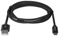 Кабель DEFENDER USB08-03T PRO USB2.0, черный, AM-MicroBM, 1m, 2.1A