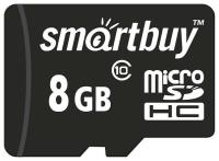 Карта памяти Smart Buy 8GB Class 10 + SD адаптер