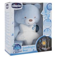 Подвеска на кроватку музыкальная Chicco Медвежонок голубой